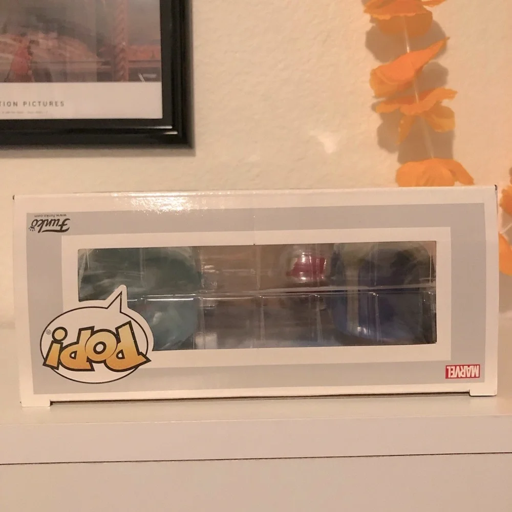 PIAB Exclusive GITD Morgan & Tony Stark Funko Pop! Bobble-Head Vinyl Figure - Picture 5 of 16